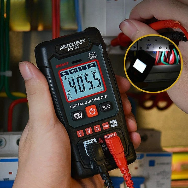 Förbättrad EBTN LCD-multimeter med enkel avläsning och mätning