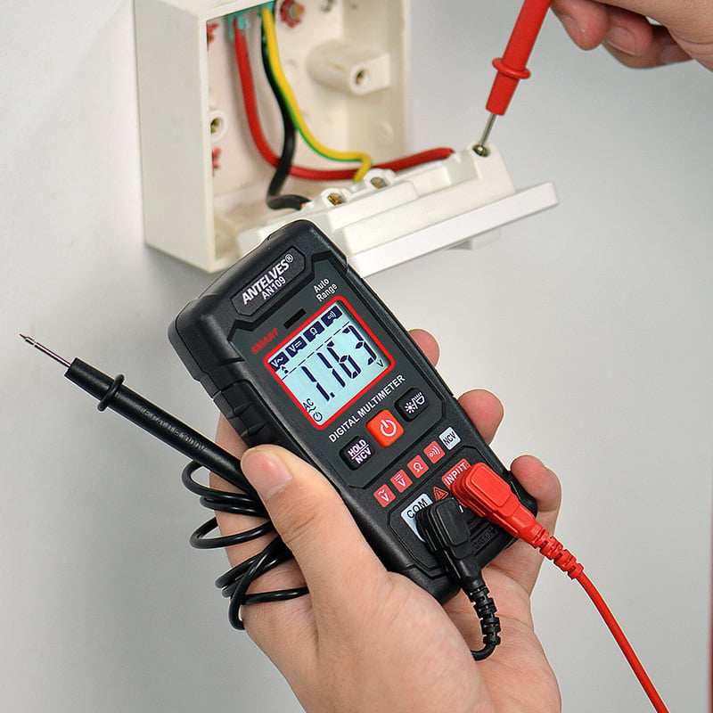 Förbättrad EBTN LCD-multimeter med enkel avläsning och mätning