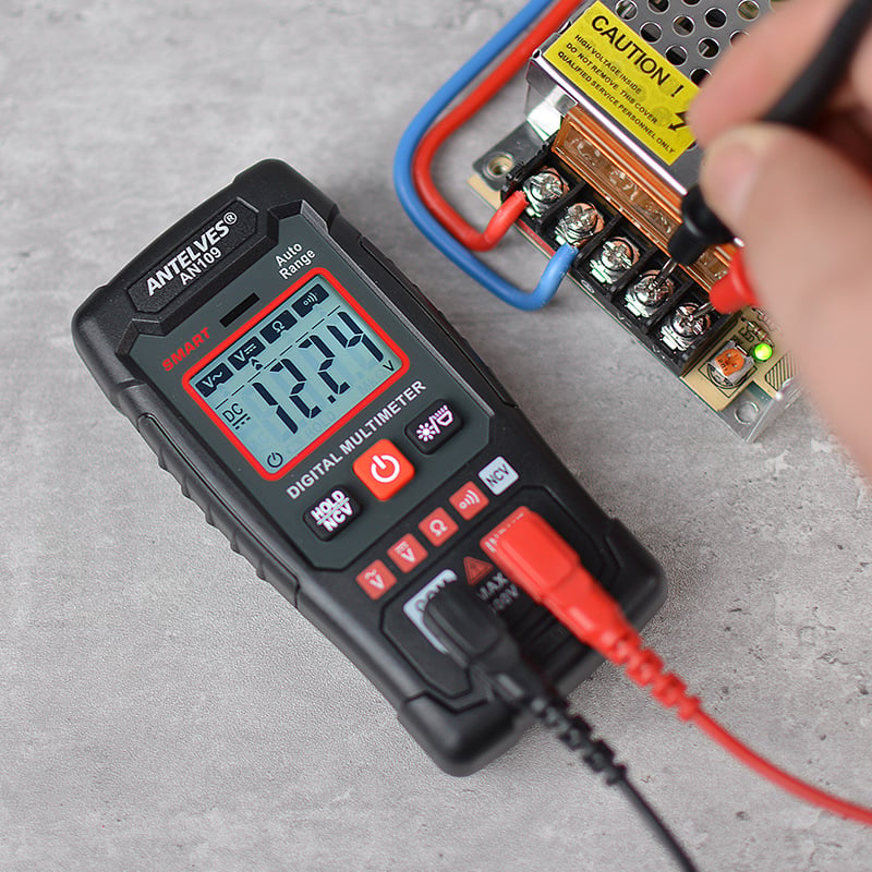 Förbättrad EBTN LCD-multimeter med enkel avläsning och mätning