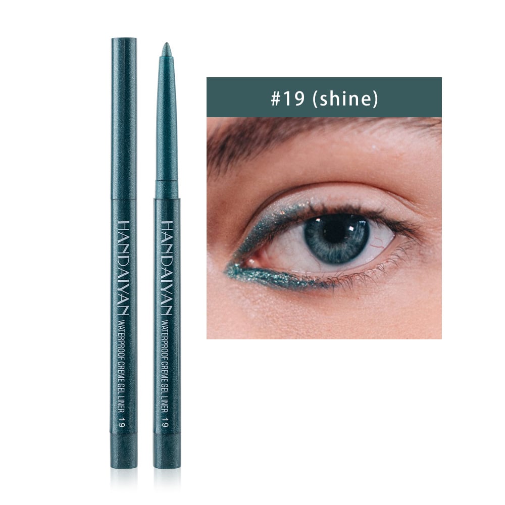 20 st färgade eyeliners och pennor - set