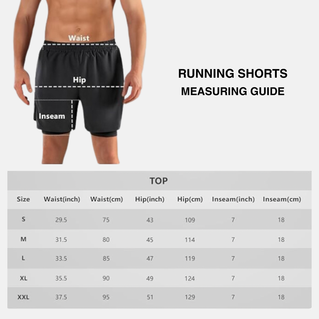 2 i 1 Löpningsshorts - Fastie