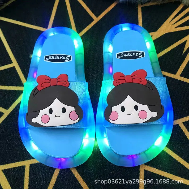 LED-flipflops för pojkar och flickor | HAPPY