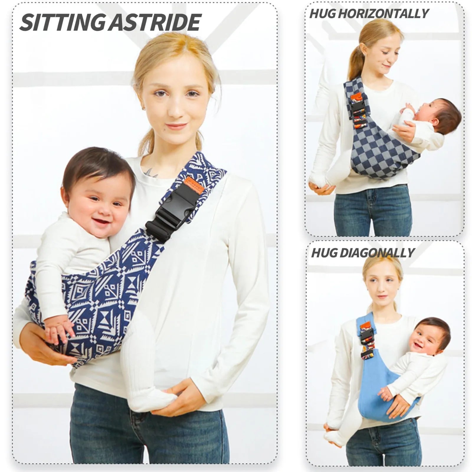 Baby Carry Sling™ - Justerbar bärsele - höftsäte