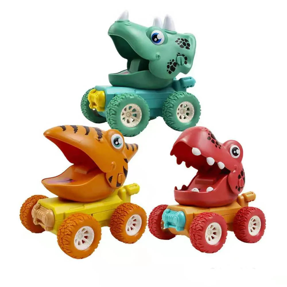 DINO MONSTER TRUCK™ - PUSH & GO DINOSAURIELOPP - DINOBILAR