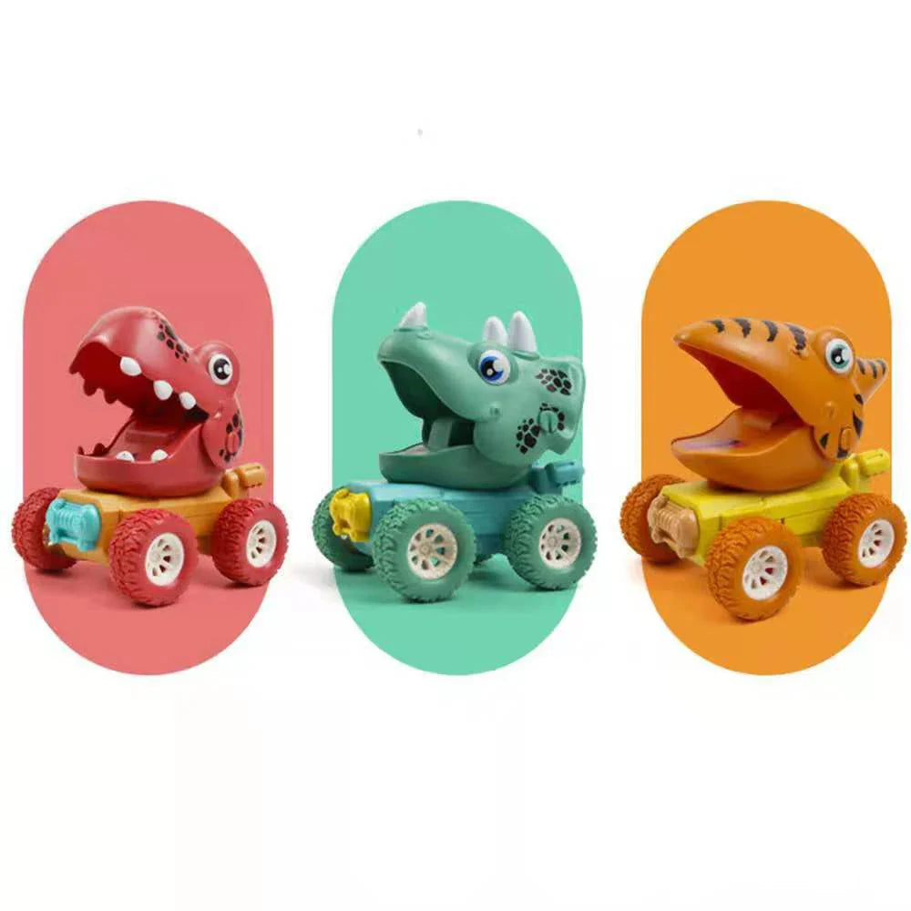 DINO MONSTER TRUCK™ - PUSH & GO DINOSAURIELOPP - DINOBILAR