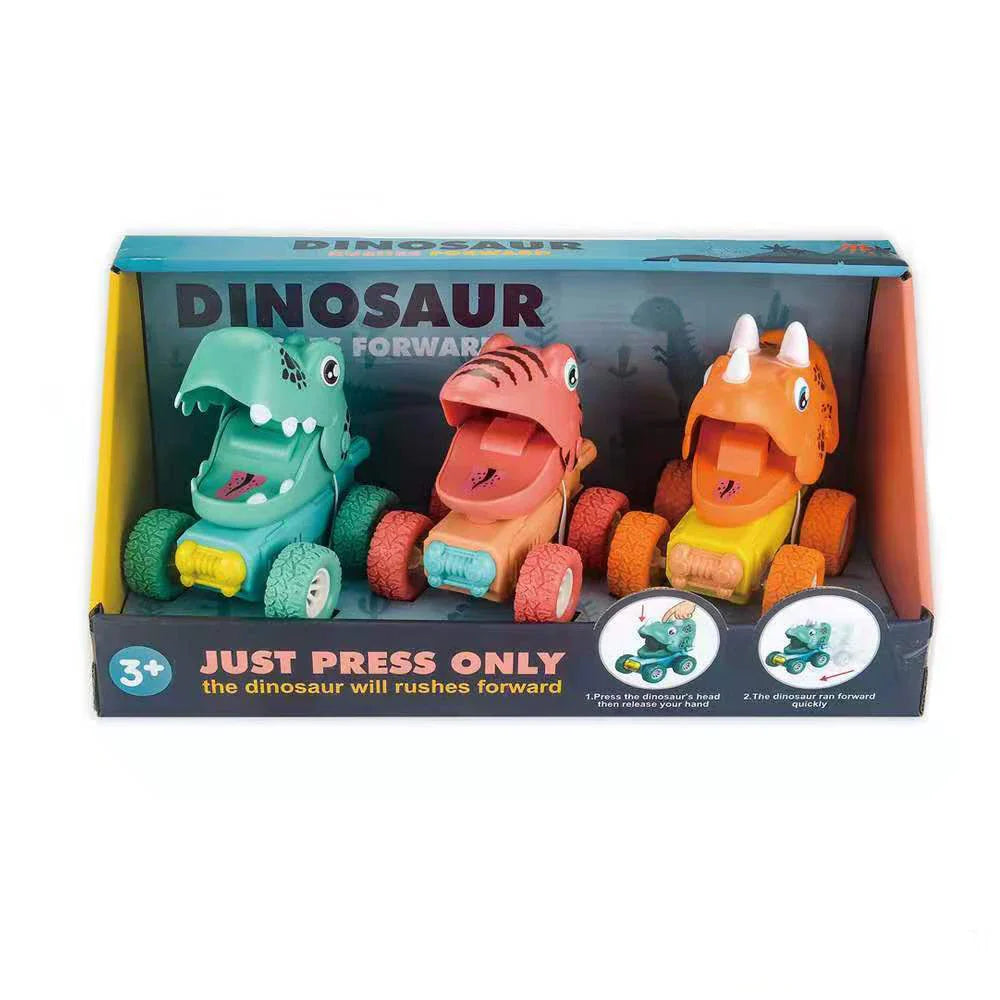 DINO MONSTER TRUCK™ - PUSH & GO DINOSAURIELOPP - DINOBILAR