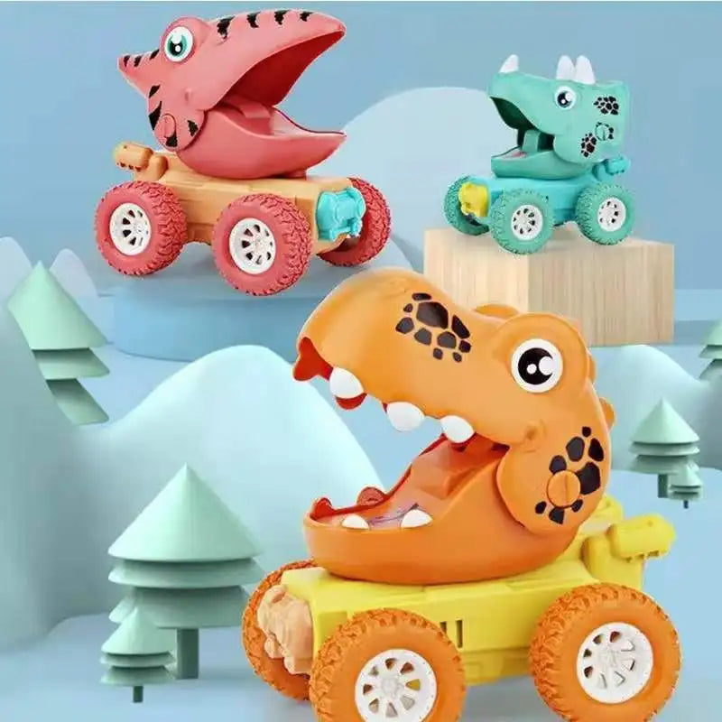 DINO MONSTER TRUCK™ - PUSH & GO DINOSAURIELOPP - DINOBILAR